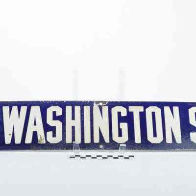 W. Washington Street sign