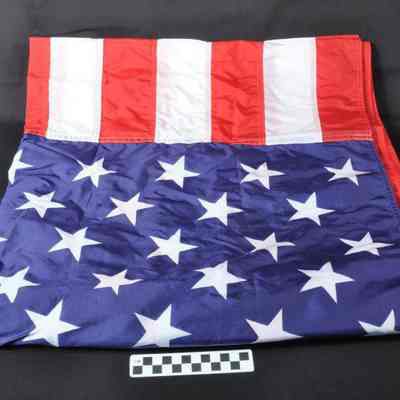 Nylon red, white and blue American flag