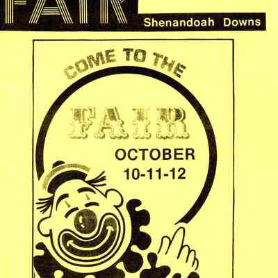 1974 Jefferson County Fair: Shenandoah Downs Come to the Fair October 10-11-12