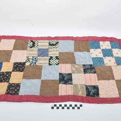 Hand made doll quilt