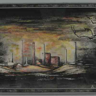 Brick Plant at Night