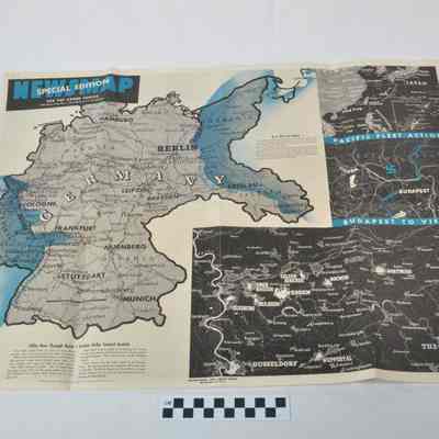 World War II Map of Germany