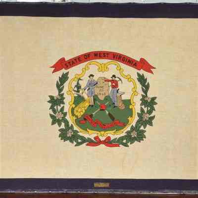 Exhibit of flag of the State of West Virginia