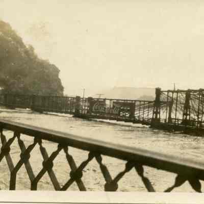 Maryland Bridge during 1924 flood