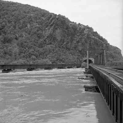 Harpers Ferry flood June 1972