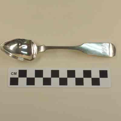 Coin silver teaspoon
