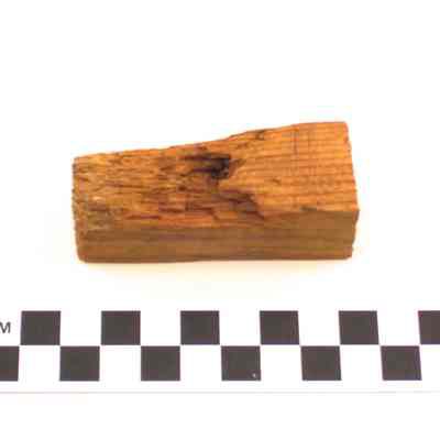 Piece of wood from the John Brown gallows