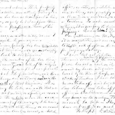 2d page of Cooke letter to Wirt