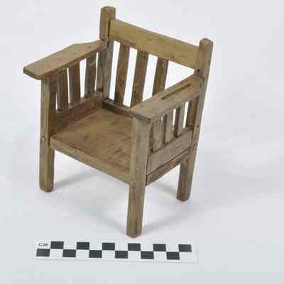 Wooden handmade doll chair