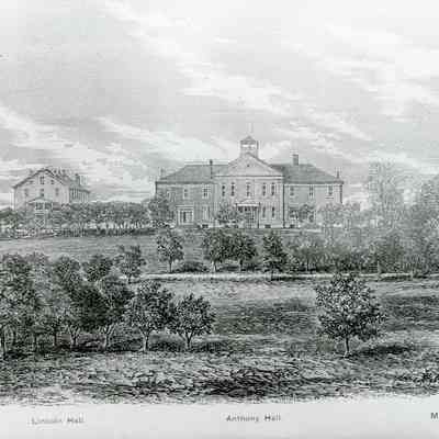 Sketch of Storer College Campus from 1889 college catalogue