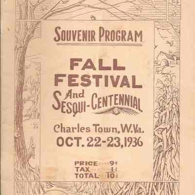 Souvenir Program Front Cover