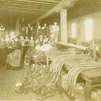 Workers in the Goetz Factory