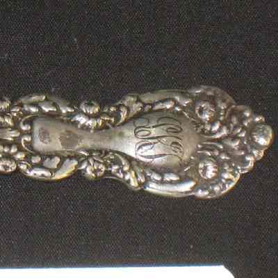 Fork with initials LKT