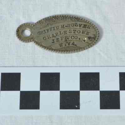Metal ID Tag for Griffin M. Hulver