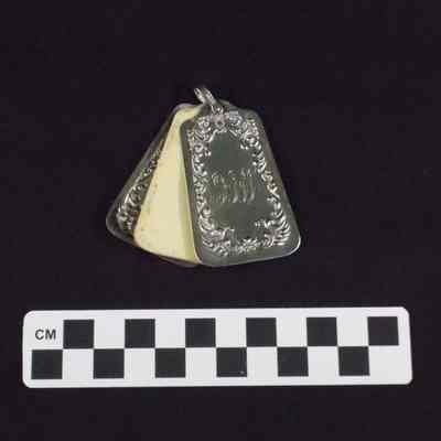 Sterling silver memo pad to be worn as a necklace