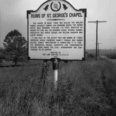 St. George's Chapel historical marker