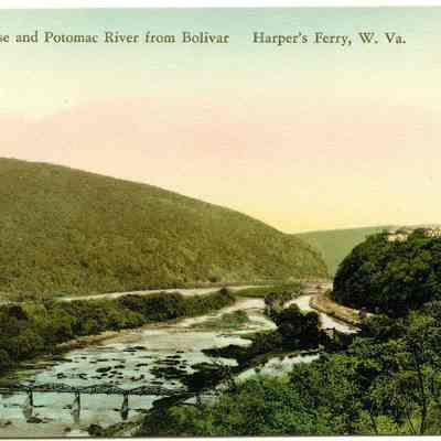 Hill Top House and Potomac River from Bolivar, Harper's Ferry, W. Va.