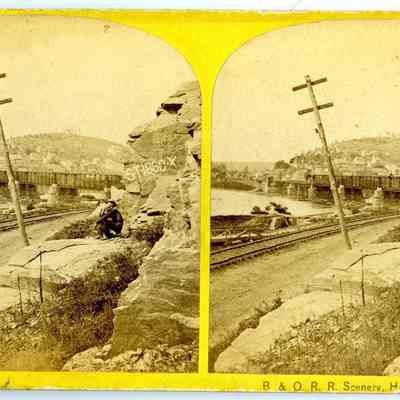 Descriptive Views: B & O. R. R. Scenery, Harpers Ferry, W. Va.
