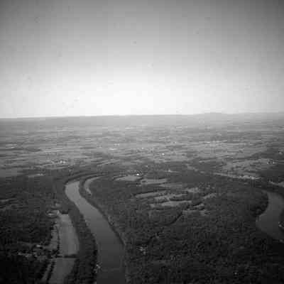 Four aerial views of the Potomac River