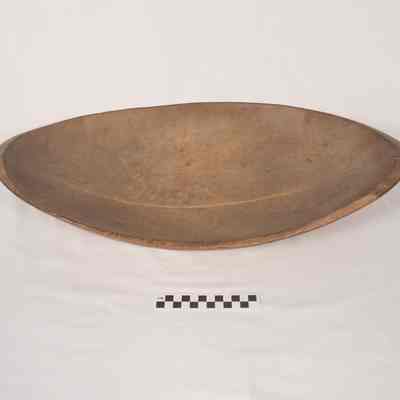 Wooden dough trough or bowl