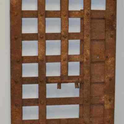 Iron cell door from old Charles Town jail
