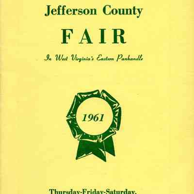 Ninth Annual Jefferson County Fair in West Virginia's Eastern Panhandle Thursday, Friday & Saturday, November 2-3-4, 1961