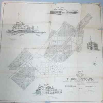 Charles Town Mining, Manufacturing & Improvement Co. Map