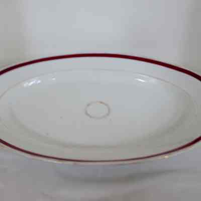 Oval serving platter