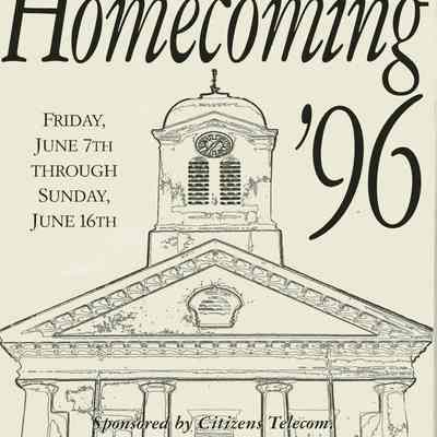 Charles Town, West Virginia Homecoming 1996 Official Events Calendar