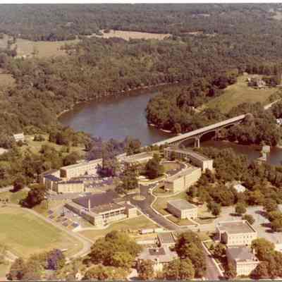 Aerial view of Shepherd College