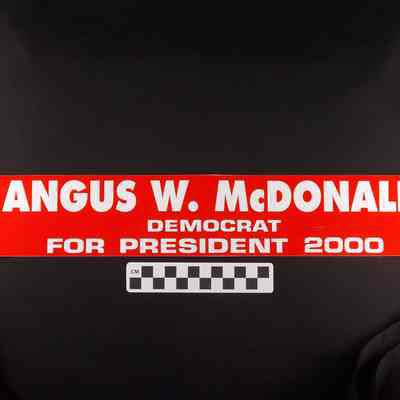 Angus McDonald campaign materials