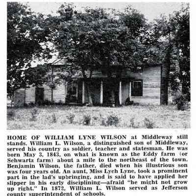 Home of William L. Wilson at Middleway
