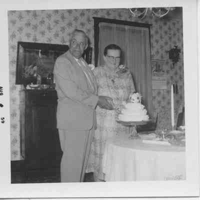 James & Dice Milton, 40th wedding anniversary, June 28, 1959