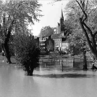 Flood at Harpers Ferry - Church Steeple - November 1985