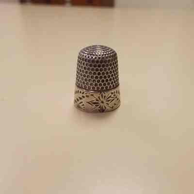 Sterling silver thimble