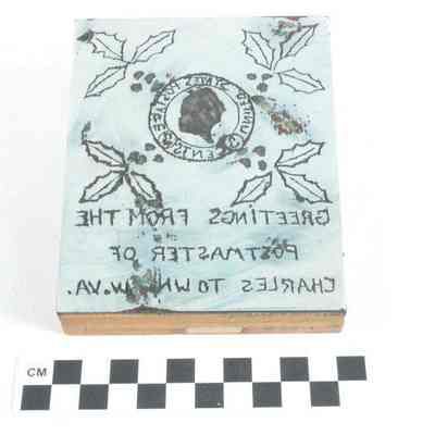 Hand carved linoleum block