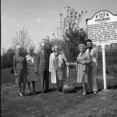 Planting of dogwoods at Harewood by Shenandoah Garden Club