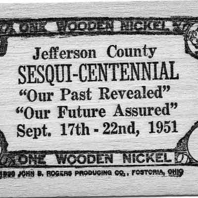 Sesqui-Centennial Wooden Nickel
