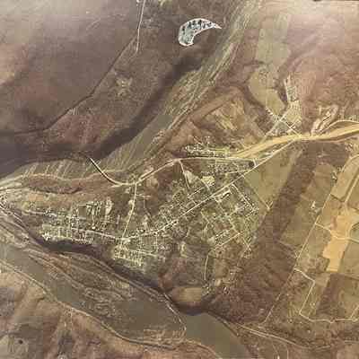 Aerial photo of Harpers Ferry area