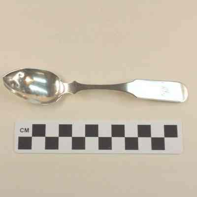 Coin silver teaspoon