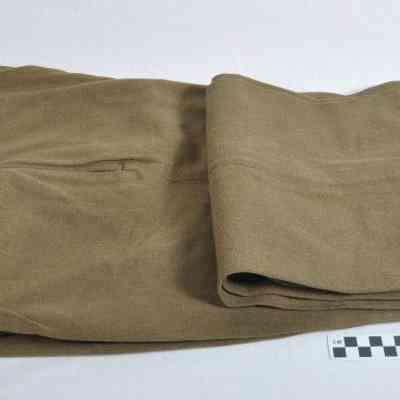 World War II olive drab brown uniform pants