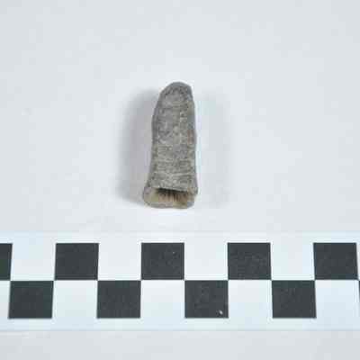 Lead bullet made into a sinker