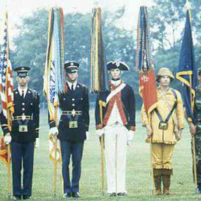 Combined Color Guard, US Army Reserve, WV Army National Guard and 3rd US In