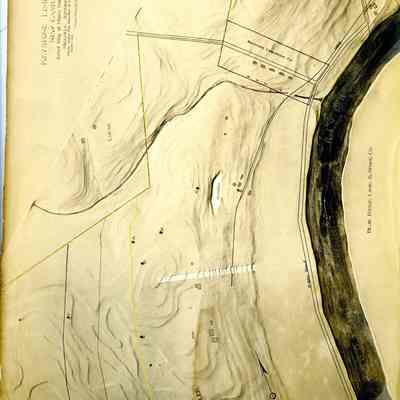 Relief Map of Moler Dolomite Property, Millville, Jefferson County, West Virginia