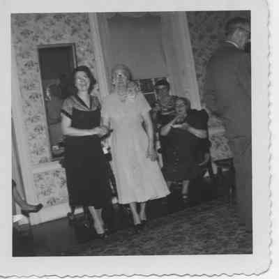Fay Hill & Mrs. Mathena - 1954 or 1955