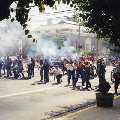 Civil War reenactment