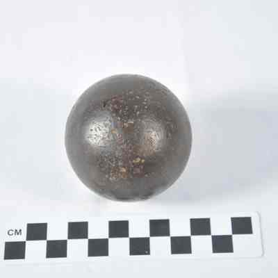 Civil War era 3-pounder solid shot