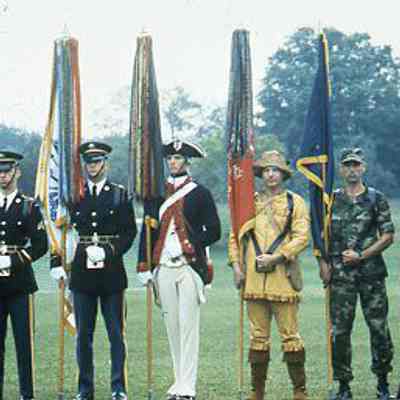 Combined Color Guard, US Army Reserve, WV Army National Guard and 3rd US In