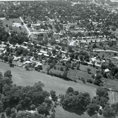 Aerial view of Ranson and Charles Town