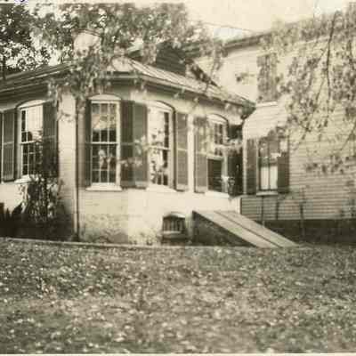 Rear view of Helena Platt Murphy Memorial Library and House